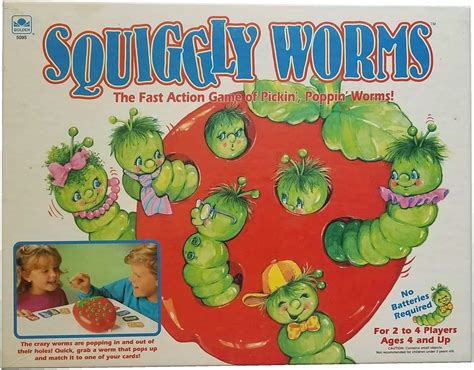 Squiggly Worms Toys And Games