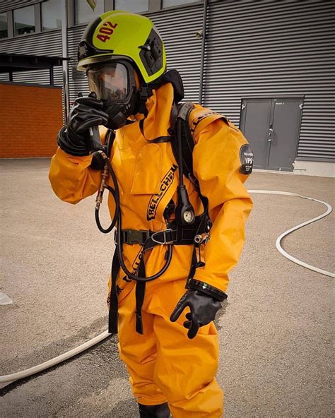 Hazmat Suit Frogman Apocalyptic Fashion Real Hero Biohazard