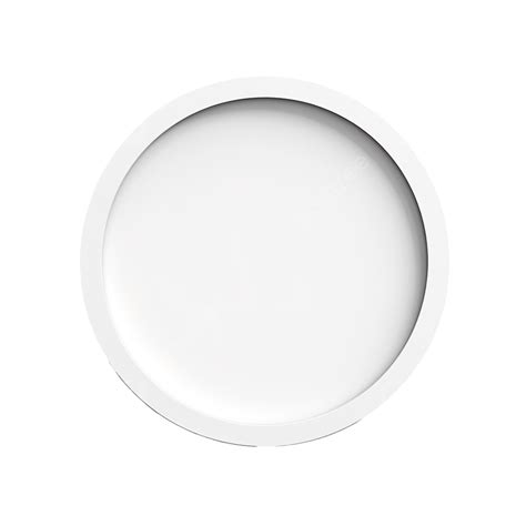 White Circle Frame With Shadow White Shadow Frame Png Transparent