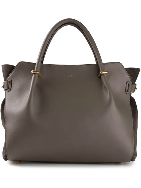 Lyst - Nina ricci Medium Tote Bag in Gray