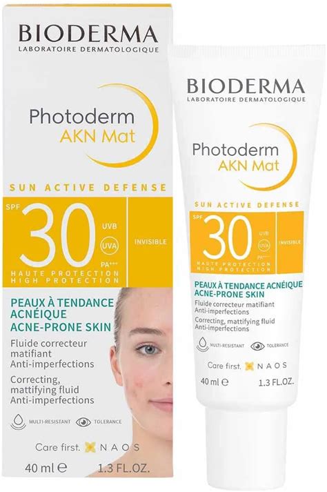 Bioderma Photoderm Akn Mat Fluid Spf30 40ml Uk Beauty