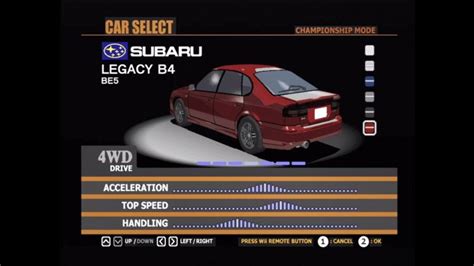 Igcd Net Subaru Legacy In Gt Pro Series