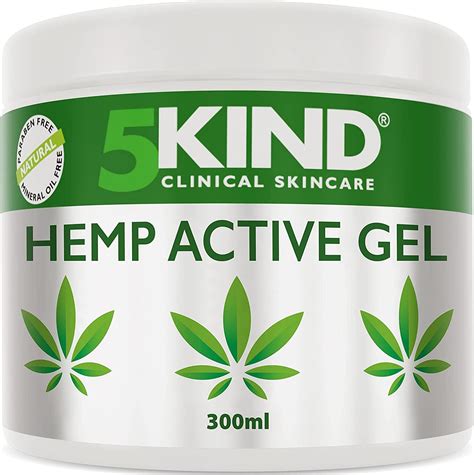 5kind Hanf Aktivgel Hanfsalbe 300ml Hochdosiertes Hanf Gel Beruhigt