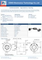 Through Bore Slip Ring Ecn S Hd Ceno Electronics Technology