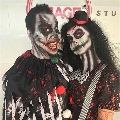 Scary Clown Couple Costumes