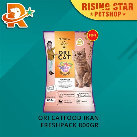 Jual Makanan Kucing Ori Cat Food Adult Kitten Dewasa Freshpack 800 Gram