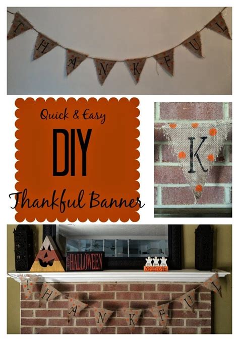 DIY Thankful Banner - The Chirping Moms