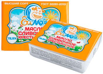 Каталог сливочного масла Молочного комбината «ЕлМай» в Казани