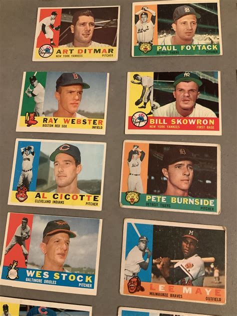 Lot Of S Topps Baseball Cards Ebay