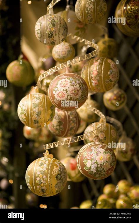 Christmas ornaments. Salzburg, Austria Stock Photo - Alamy