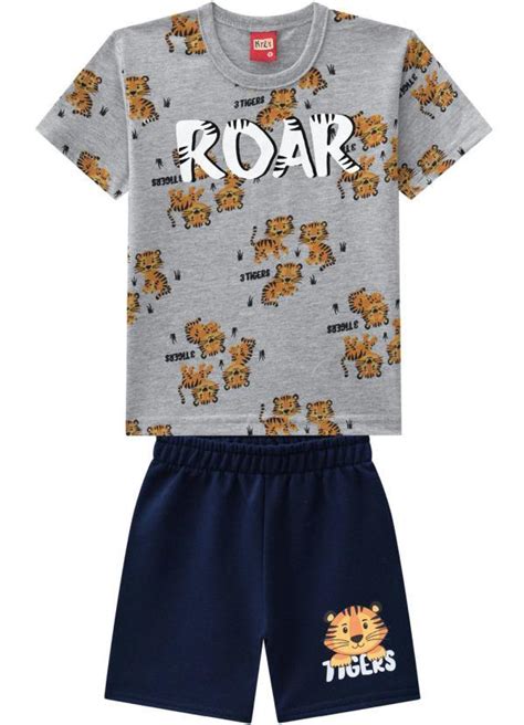 Conjunto Infantil Masculino Mescla Kyly