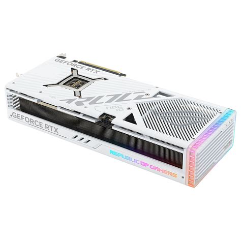 Asus Rog Strix Geforce Rtx White Oc Edition Gb Cartes Graphi