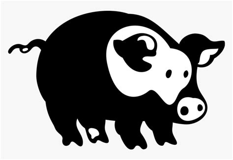 Hog Vector Silhouette, HD Png Download , Transparent Png Image - PNGitem