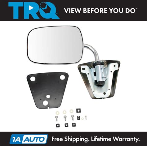 TRQ Chrome Side View Door Mirror Left Or Right For Chevy GMC Pickup