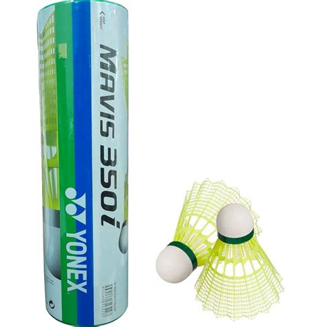 Buy Yonex Mavis 350i Nylon Green Yellow Badminton Shuttlecock Online