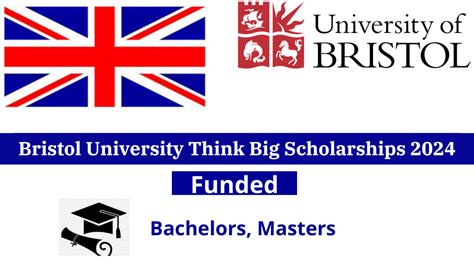 Bristol University Think Big Scholarships 2024-25 | Funded - OpforAll