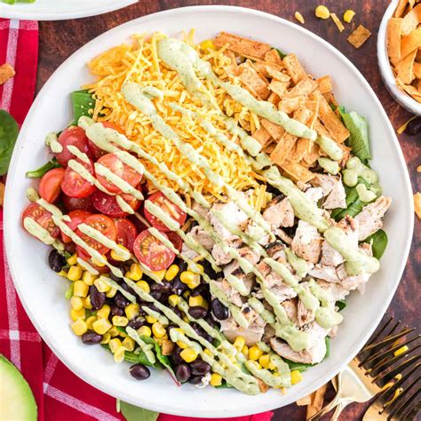 Southwest Chicken Salad Recipe Shugary Sweets