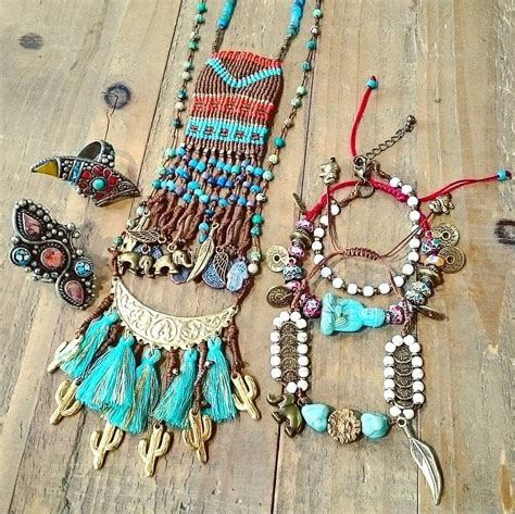 Boho Jewelry Handmade Jewelry Jewellery Bohemian Handmade Tassel