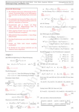 Formelsammlung Kontinuumsmechanik Alle Formeln TU Berlin Studocu