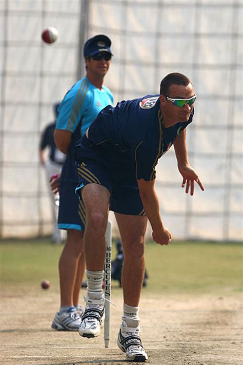 Stuart Clark Tests His Injured Elbow At The Nets ESPNcricinfo