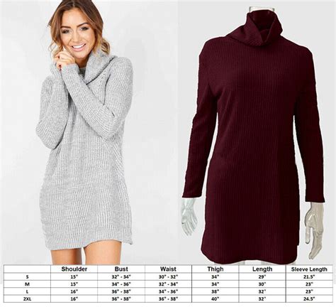 Casual Bodycon Knit Sweater Long Pullover Top Skirt Slim Mini Dress