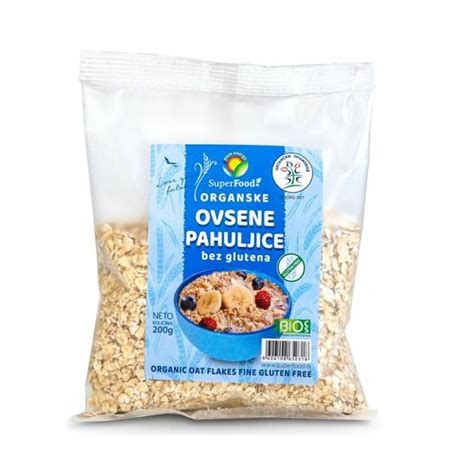 Ovsene Pahuljice Bez Glutena Organic Superfood 200g