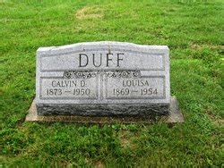 Calvin D Duff M Morial Find A Grave