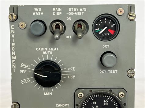 Tornado GR4 Aircraft Environmental Control Panel From ZG754 P-089237
