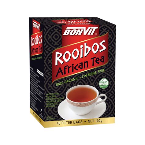 Bonvit Organic Rooibos African Tea X Filter Bags Beauty And Care