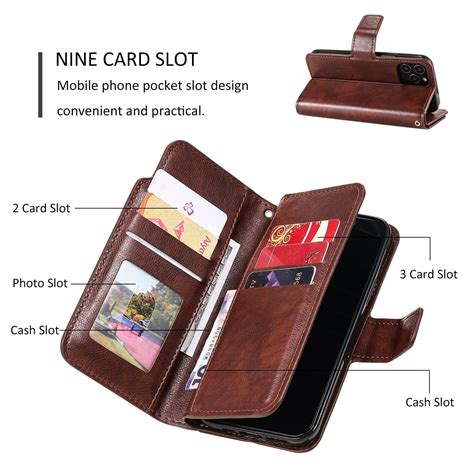 Trolsk Leather Wallet Iphone Pl Nboksskal