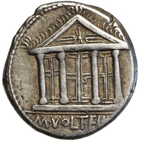 Römische Republik M Volteius M f 75 BC Denar Catawiki