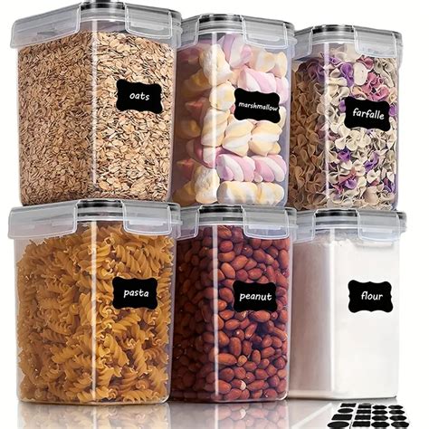 6-Piece Plastic BPA Free Food Storage Containers only $20.98 ...