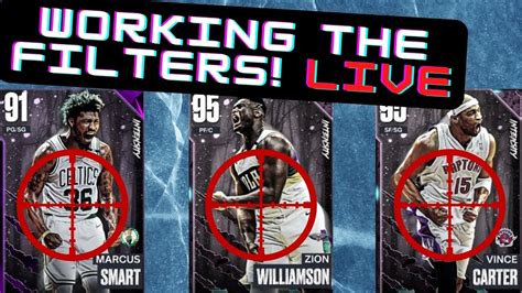 LIVE Working The SNIPE FILTERS In NBA 2k23 MyTeam YouTube