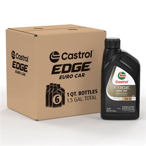 Castrol SAE 0W-30 Edge Euro A3/B4 - 1 Quart - Castrol