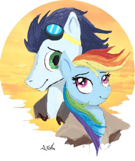 Rainbow Dash and Soarin by TheLivingShadow on DeviantArt