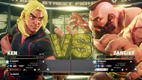 Ken Vs Zangief Street Fighter V Streetfighterv Sfvae