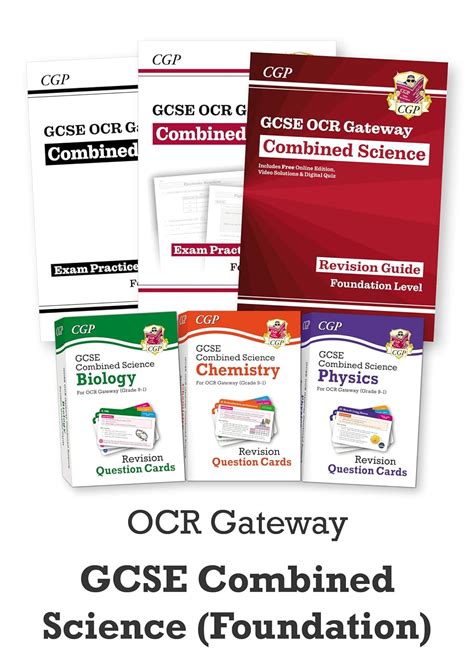 Gcse Combined Science Ocr Gateway Revision Bundle Foundation Cgp