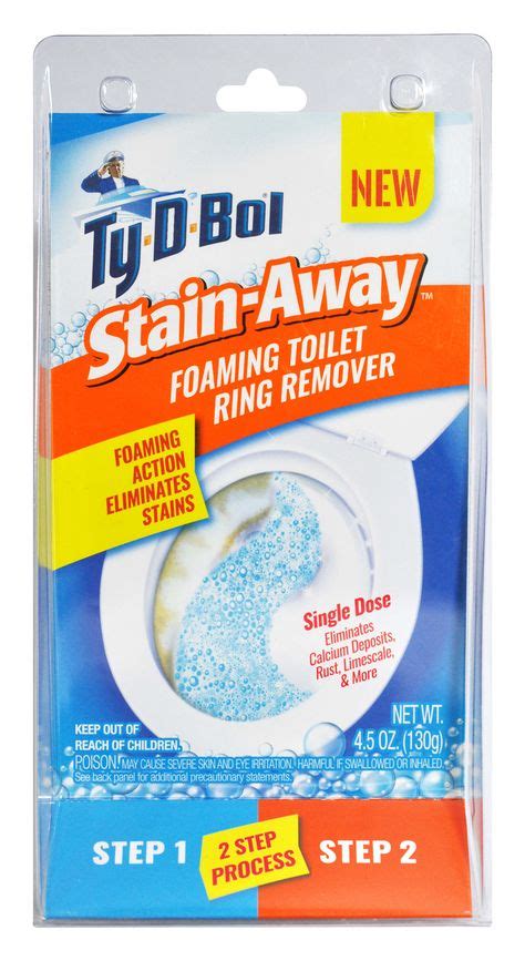 Ty D Bol Stain Away Foaming Toilet Ring Remover Toilet Stain Remover Toilet Ring Toilet Stains