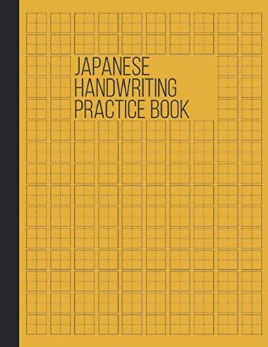 Japanese Handwriting Practice Book Large Japanese Kanji Practice