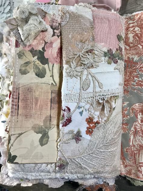 Shabby Chic Vintage Fabric Junk Journal