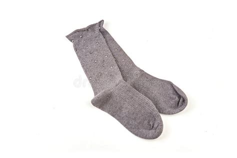 Socks with Pattern Isolated Stock Photo - Image of cotton, fabric ...