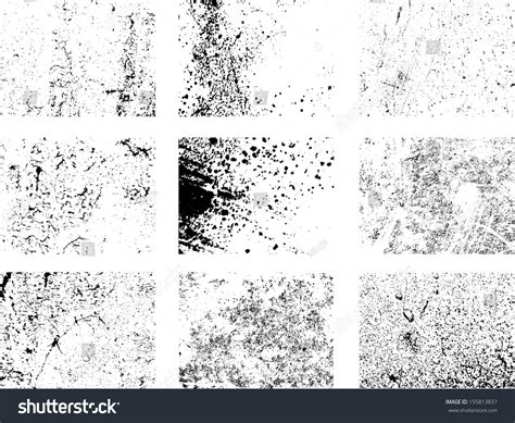 Grunge Textures Set Background Vector Illustration Stock Vector ...