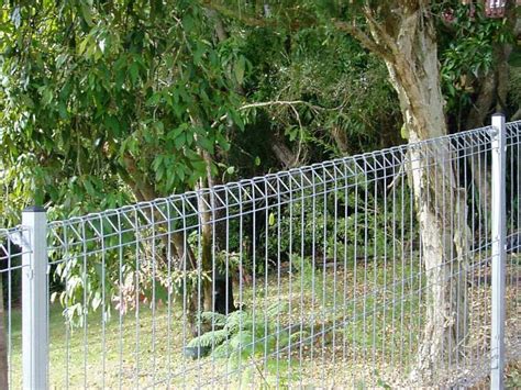 Arc Banksia Weldmesh Roll Top Wire Fence Panel Galvanised 2400 W X 1200 H Ebay