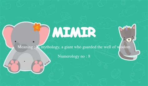 Mimir Name Meaning