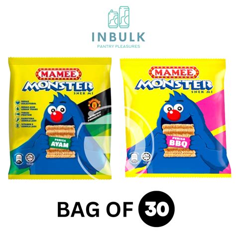 Mamee Monster Noodle Snack Bulk G X Packs Shopee Singapore