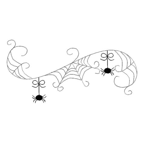 Spider Web Border - 4 Sizes for Halloween