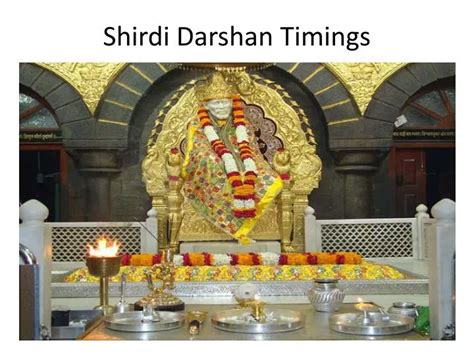 PPT - Shirdi Sai Baba Aarti Timings PowerPoint Presentation, free ...