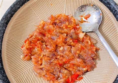 Resep Sambal Bawang Merah Favorit Suami Oleh Meirani Siti Fatimah Cookpad