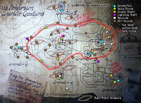 Origins Zombies Map Layout