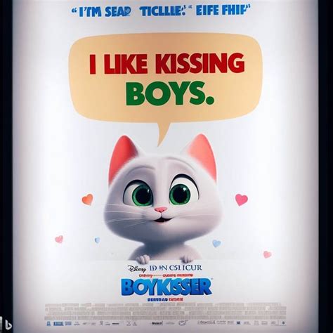 Poster Of Boykisser Pixar Movie Made By Bing Ai Rboykisser